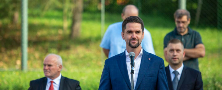 Pozdraviť žiakov v novom školskom roku prišiel aj podpredseda BB SK