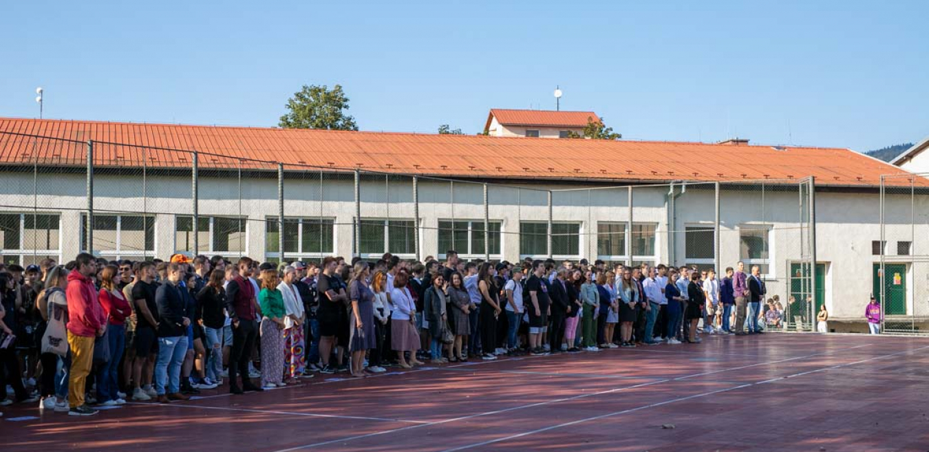 Slávnostné otvorenie školského roka 2023/2024 na Strednej odbornej škole informačných technológií, Tajovského 30 v Banskej Bystrici